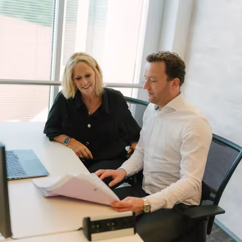 People in an office